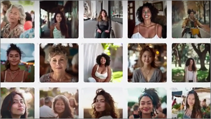 Dove ad about Ai and true beauty won highst score of 143